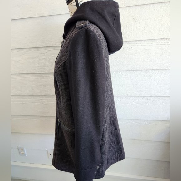 Michael Kors Side Zip Hooded Coat - Picture 8 of 15